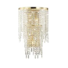 5028/3W MODERN ODL23 621 золотой/прозрачный металл/хрусталь Бра E14 3*40W CHOKKA