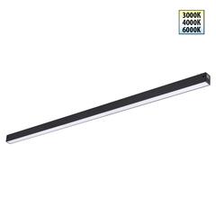 359942 PORT NT25 208 черный Трековый светильник с переключ. цв. темпер. IP20 LED 3000К\4000К\6000К 30W 90-240V VECTOR