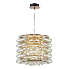 SL6137.203.08 Светильник подвесной ST-Luce медь/прозрачный E14 8*40W