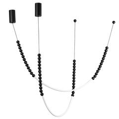 7149/24CL HIGHTECH ODL26 Потолочный светильник  черный/акрилл/металл IP20 LED 25W 1600Лм 3500K 300° 220V MONELLA