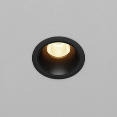 Встраиваемый светильник Dip 2700K 10Вт 50° 2,5 см, DL115-10W-2.7K-B. TM Maytoni
