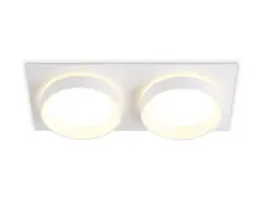 Светильник встраиваемый TN6711/2 WH белый IP44 GX53/2 max 15W 210*105*45