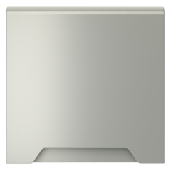 VLS000805 Накладка для розетки с заземлением, защитными шторками и крышкой, S70 (сталь). (ТМ Maytoni)