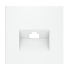 VLS001302 Накладка для розетки компьютерной RJ45 кат.6, S70 (белый матовый). (ТМ Maytoni)