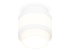 Комплект накладного светильника с акрилом XS8431001 SWH/FR белый песок/белый матовый GX53 (C8431, N8401)