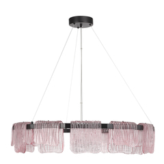 SL6021.403.66 Светильник подвесной ST-Luce черный/розовый LED 1*66W 4000K