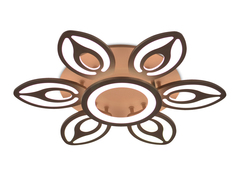 Потолочный светодиодный светильник с пультом FA463/6+1 CF кофе 97W D650*120 (ПДУ РАДИО 2.4)