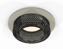 Комплект встраиваемого светильника XC6514061 SGR/BK серый песок/тонированный MR16 GU5.3 (C6514, N6151)