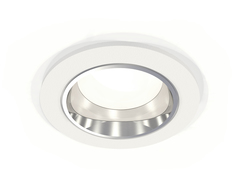 Комплект встраиваемого светильника XC6512003 SWH/PSL белый песок/серебро полированное MR16 GU5.3 (C6512, N6112)