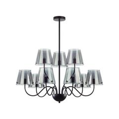 6570/9C MODERNI LN25 черный/дымчатый/металл/стекло Люстра потолочная G9 9*20W 220V SMOKY