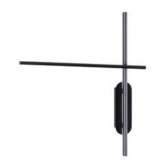 3890/20WLP L-VISION ODL20 310 черный/металл Настенный светильник LED 3000/3800/4800K (перекл. ч/з тумблер) 21W 220V RUDY