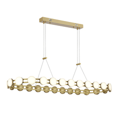 SL6610.203.26 Светильник подвесной ST-Luce золотистый/белый LED 1*50W 4000K