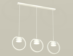 Комплект подвесного светильника с акрилом XB9106152/3 SWH/FR белый песок/белый матовый GX53 (C9106, N8461)