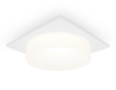 Встраиваемый точечный светильник с акрилом TN1314 SWH/FR белый песок/белый матовый GU5.3 92*92*45