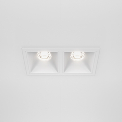 Встраиваемый светильник Alfa LED 4000K 2x10Вт 36°, DL043-02-10W4K-SQ-W. TM Maytoni