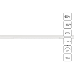 Магнитный трековый светильник Arte Lamp OPTIMA A7267PL-1WH, LED