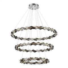 SL6009.103.03 Люстра подвесная ST-Luce Хром/Прозрачно-Дымчатый LED 1*75W 3000K