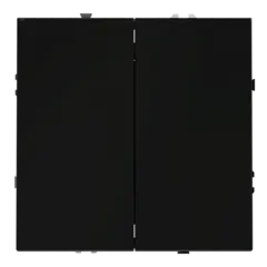VLS020508 Перекрестный переключатель встраиваемый VOLTUM S70 двухклавишный 10А, (черный матовый). (ТМ Maytoni)