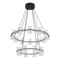 8341/70L LEDIO LN черный/прозрачный металл/акрил Люстра подвесная LED 70W 3000K 220V VINORA