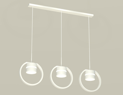 Комплект подвесного светильника с акрилом XB9106153/3 SWH/FR белый песок/белый матовый GX53 (C9106, N8444)