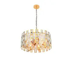 Подвесная люстра TR5061/6 GD/CL золото/прозрачный E14/6 max 40W D500*938