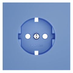 VLS000615 Накладка для розетки с заземлением, S70 (деним). (ТМ Maytoni)