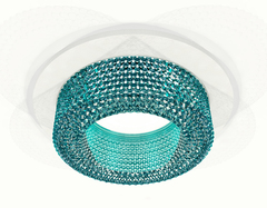 Комплект встраиваемого светильника XC7621023 SWH/BL белый песок/голубой MR16 GU5.3 (C7621, N7194)