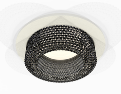 Комплект встраиваемого светильника XC7621021 SWH/BK белый песок/тонированный MR16 GU5.3 (C7621, N7192)