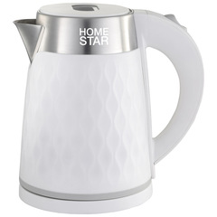 Чайник Homestar HS-1021 (1,7 л) белый, двойной корпус