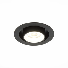 ST702.448.12 Св-к встр. Черный LED 1*12W 4000K 900Lm Ra80 24° IP20 D90xH92 180-240V