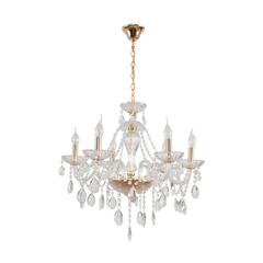 8376/6 CLASSI LN золото/прозрачный, металл/хрусталь Люстра подвесная E14 6*40W 220V ALISSA