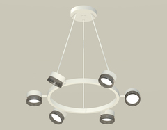 Комплект подвесного поворотного светильника с композитным хрусталем XB9191250/6 SWH/BK белый песок/тонированный GX53 (C9191, N8484)