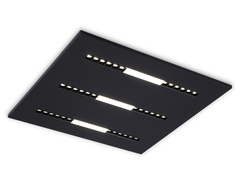 Светодиодная панель в стиле техно DPS1071 BK черный 48W 4000K 175-265V IP20 4080LM 595*595*14