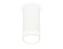 Комплект накладного светильника с акрилом XS8161007 SWH/FR белый песок/белый матовый GX53 (C8161, N8477)