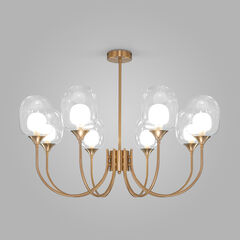 Умный потолочный светильник 70217/8 латунь