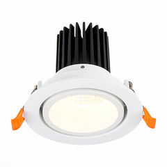 ST705.548.10 Св-к встр. Белый LED 1*10W 4000K 750Lm Ra>90 38° IP20 D102xH85 170-240V