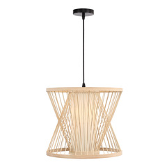 SL6241.503.01 Светильник подвесной ST-Luce Древесный/Белый E27 1*40W