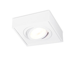 Встраиваемый поворотный точечный светильник TN154 WH белый GU5.3 96*96*50