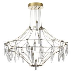 7000/51CL CLASSIC ODL_EX25 069 Потолочный светильник металл/хрусталь/нерж сталь IP20 LED 51W 4000K 220-240V FLAMENCO