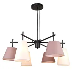 Подвесная люстра Carino 4621-6P, 6*E14*40W. ТМ F-Promo