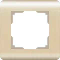 Рамка на 1 пост (шампань) WL12-Frame-01