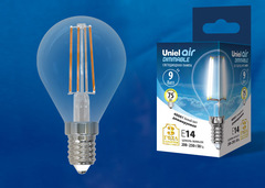 LED-G45-9W/4000K/E14/CL/DIM GLA01TR Лампа светодиодная диммируемая. Форма 