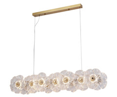 Люстра Грея латунь L95 h200 Led 14*2W (3000K)