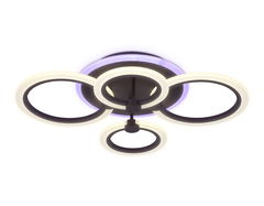 Потолочный светодиодный светильник с пультом FA526/4 CF кофе 81W 620*440*120 (ПДУ РАДИО 2.4)