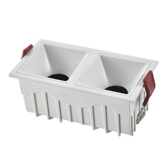 ST757.538.20 Св-к встр. Белый LED 2*10W 60° IP20 L65xW126xH52 85-265V В комплекте