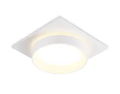 Светильник встраиваемый TN6709 WH белый IP44 GX53 max 15W 105*105*45
