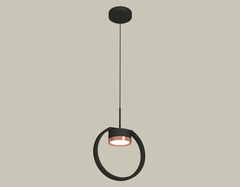 Комплект подвесного светильника XB9102104 SBK/PPG черный песок/золото розовое полированное GX53 (C9102, N8126)