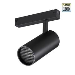 359960 PORT NT25 220 черный Трековый светильник с переключ. цв. темпер. IP20 LED 3000К\4000К\6000К 30W 90-240V VECTOR