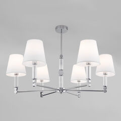 Умная потолочная люстра 60145/6 хром