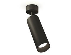 Комплект накладного поворотного светильника XM6343002 SBK/PBK черный песок/черный полированный MR16 GU5.3 (A2210, C6343, N6131)